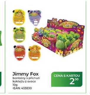 Jimmy Fox bonbóny s příchutí koktejlu z ovoce 10g