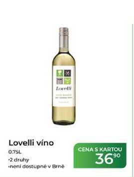 Lovelli víno 0,75L -2 druhy