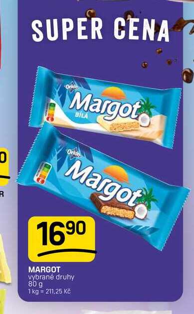 MARGOT vybrané druhy 80 g