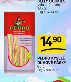 PEDRO KYSELÉ DUHOVÉ PÁSKY 80 g