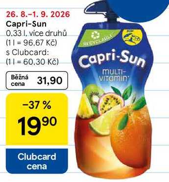 Capri-Sun, 0.33 I, více druhů