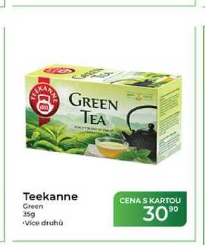 Teekanne Green 35g •Více druhů CENA S KARTOU 3090 