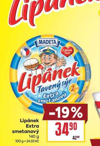 Lipánek Extra smetanový 140 g