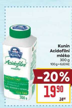 Kunín Acidofilní mléko 300 g