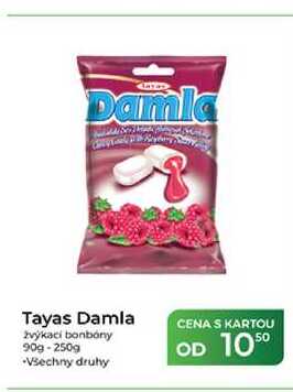 Tayas Damla žvýkací bonbóny 90g-250g