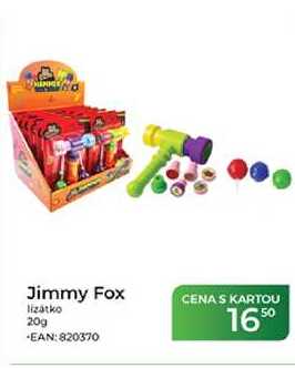 Jimmy Fox lízátko 20g