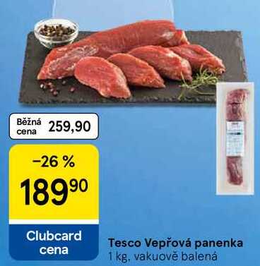 Tesco Vepřová panenka, 1 kg