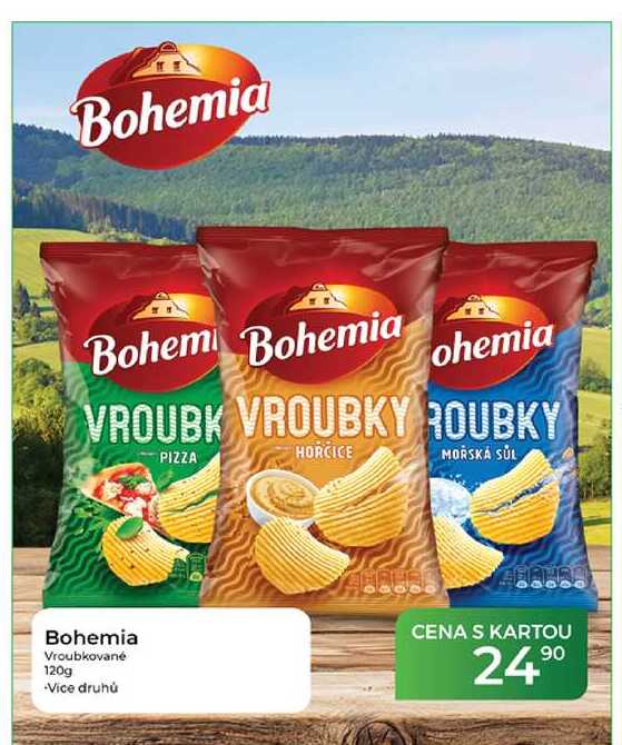 Bohemia Vroubkované 120g