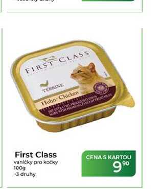 First Class vaničky pro kočky 100g