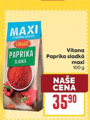Vitana Paprika sladká maxi 100 g
