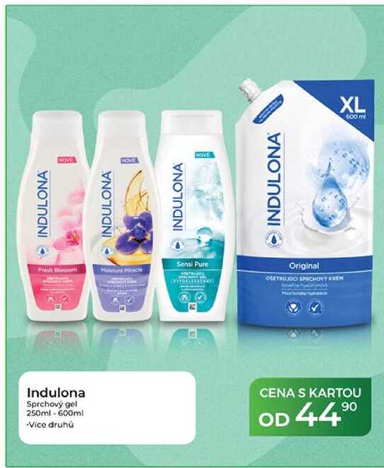 Indulona Sprchový gel 250ml - 600ml