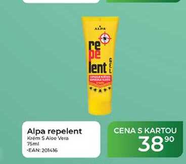 Alpa repelent Krém s Aloe Vera 75ml