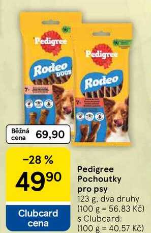 Pedigree Pochoutky pro psy, 123 g