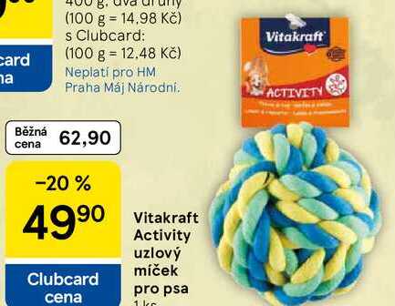 Vitakraft Activity uzlový míček pro psa, 1 ks