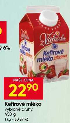Kefírové mléko z Valašska 450 g