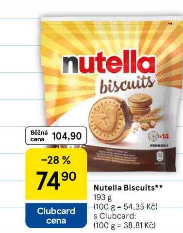 Nutella Biscuits, 193 g