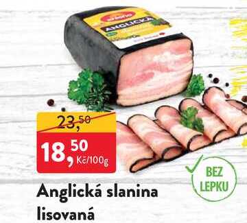 Anglická slanina lisovaná 100g