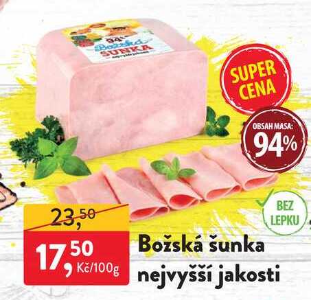 Božská šunka nejvyšší jakosti 100g