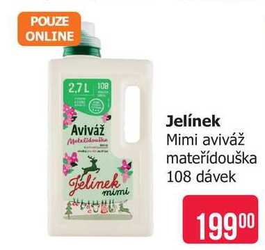 Jelínek Mimi aviváž mateřídouška 108 dávek