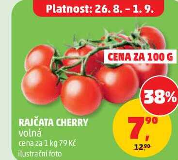 RAJČATA CHERRY volná, 100 g