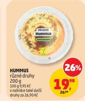 HUMMUS různé druhy, 200 g 