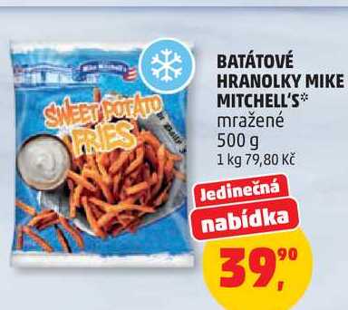 BATÁTOVÉ HRANOLKY MIKE MITCHELL'S mražené, 500 g