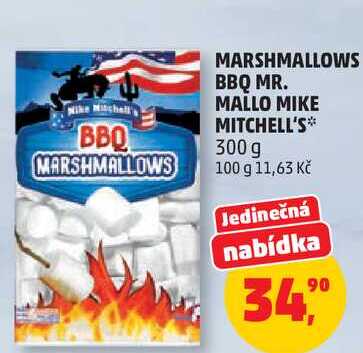 MARSHMALLOWS BBQ MR. MALLO MIKE MITCHELL'S, 300 g