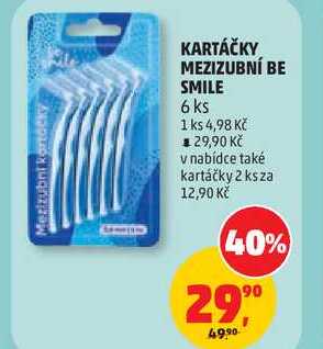 KARTÁČKY MEZIZUBNÍ BE SMILE, 6 ks
