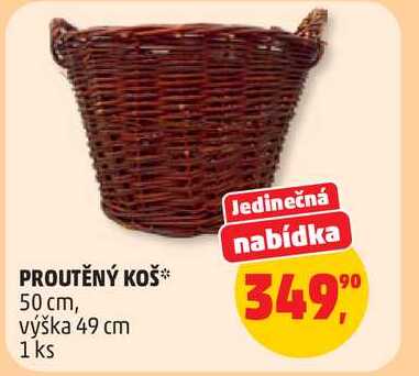 PROUTĚNÝ KOŠ 50 cm, 1 ks