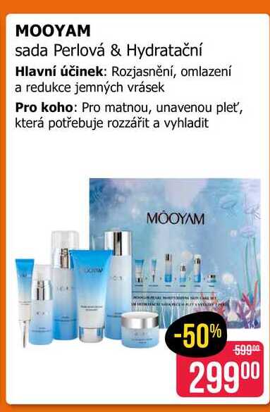 MOOYAM sada Perlová & Hydratační 