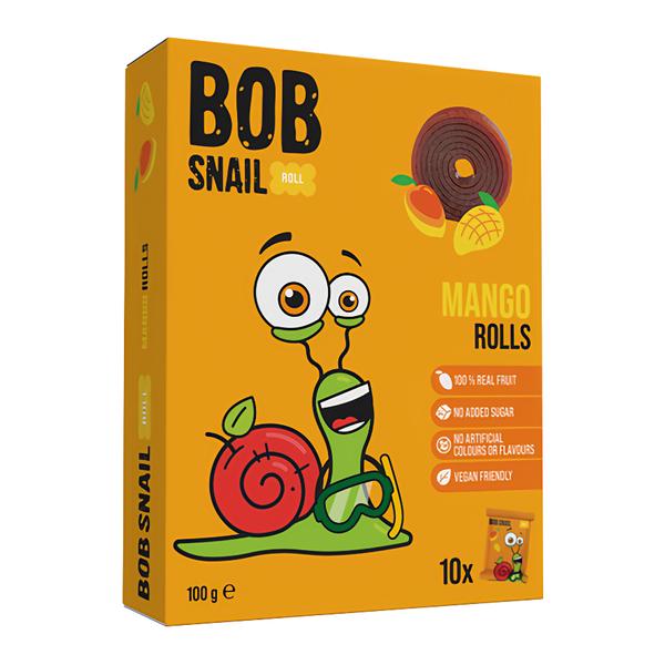 Šnek Bob Ovocné rolky mango
