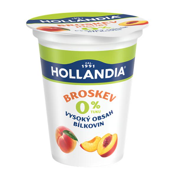 Hollandia Jogurt nízkotučný broskev