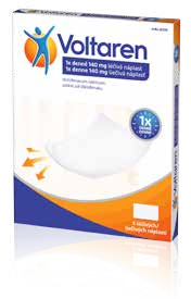 Voltaren 1x denně 140 mg léčivá náplast, 5