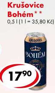 Krušovice Bohém, 0,5 l
