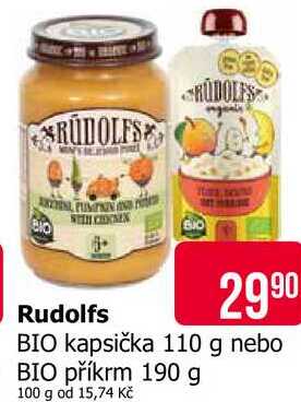 Rudolfs BIO kapsička 110 g