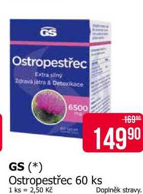 GS Ostropestřec 60 ks