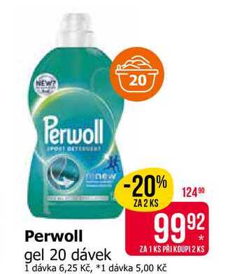 Perwoll gel 20 dávek