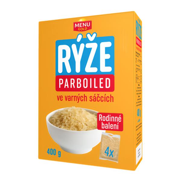 Menu Gold Rýže parboiled ve varných sáčcích 4x100g