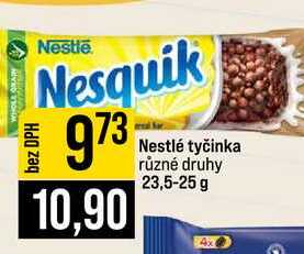 Nestlé tyčinka různé druhy 23,5-25 g