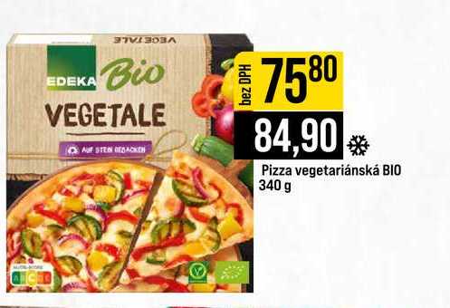 Pizza vegetariánská BIO 340 g
