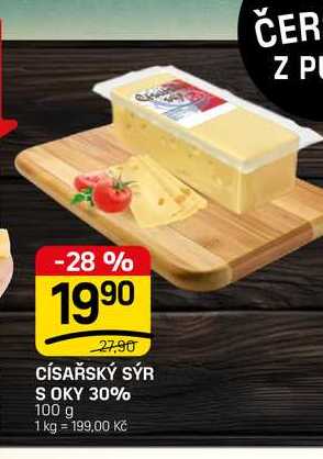 CÍSAŘSKÝ SÝR S OKY 30% 100 g 