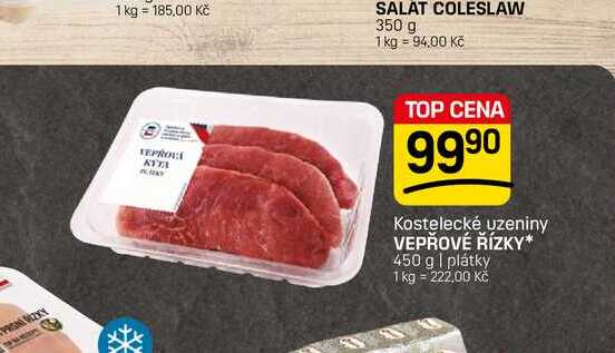 VEPŘOVÉ ŘÍZKY* 450 g | plátky 