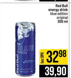 Red Bull energy drink blue edition original 355 ml