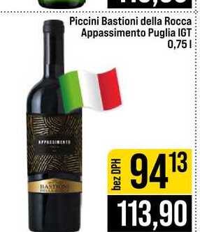 Piccini Bastioni della Rocca Appassimento Puglia IGT 0,75l