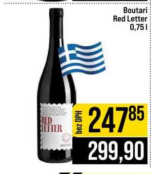 Boutari Red Letter 0,75l