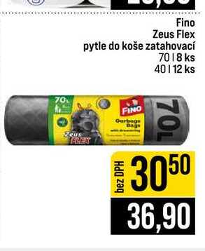 Fino Zeus Flex pytle do koše zatahovací 70l 8 ks 40l 12 ks