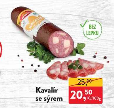 Kavalír se sýrem 100g