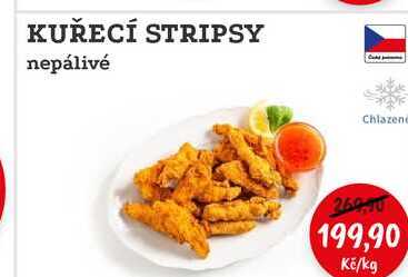 KUŘECÍ STRIPSY nepálivé Chlazené 1kg 