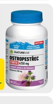 NatureVia® Ostropestřec forte 60 kapslí