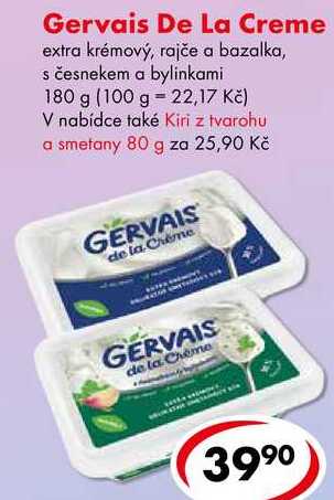 Gervais De La Creme, 180 g